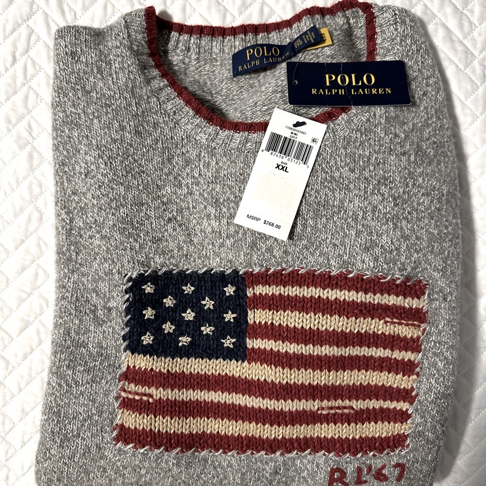 Polo Flag Sweater by Ralph Lauren